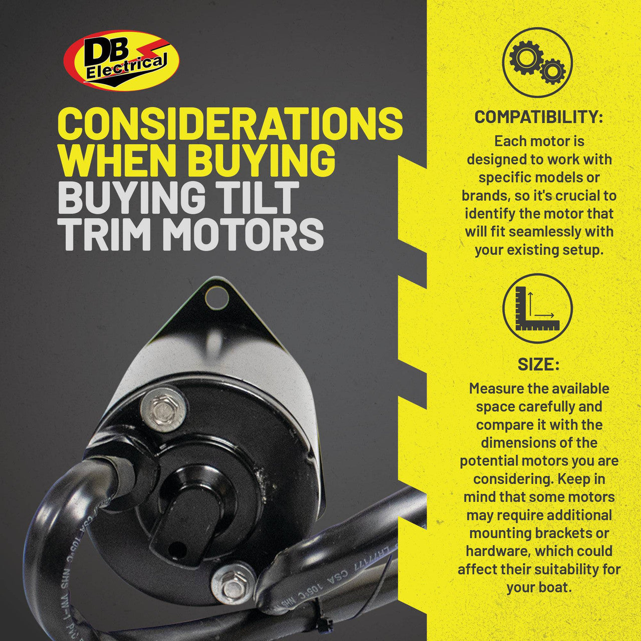Tilt and Trim Motor for Yamaha 225-250HP Outboard Engines