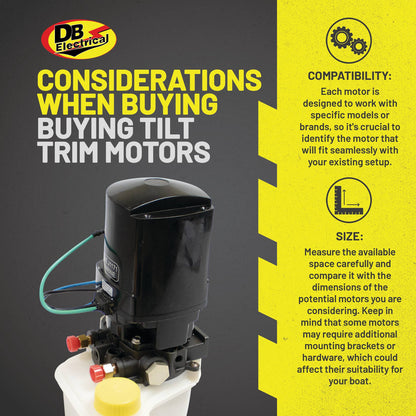 Tilt and Trim Motor, Pump and Reservoir for Mercury Outboard Engines