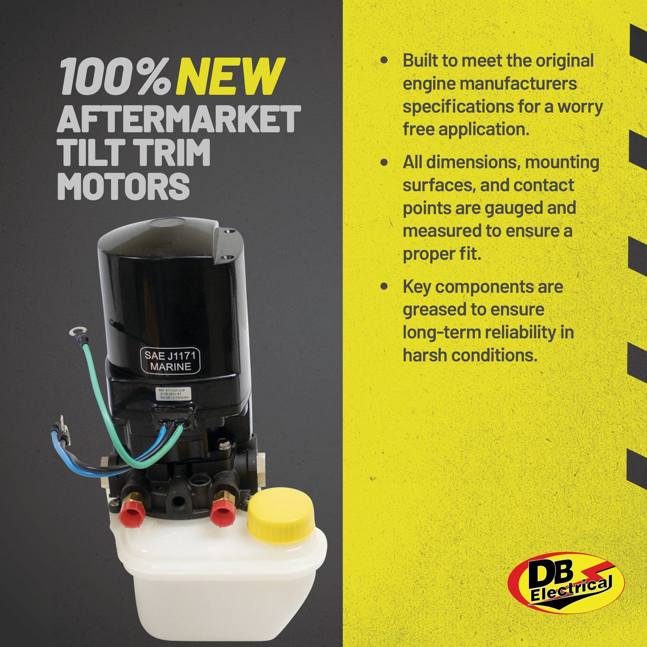 Tilt and Trim Motor, Pump and Reservoir for Mercury Outboard Engines