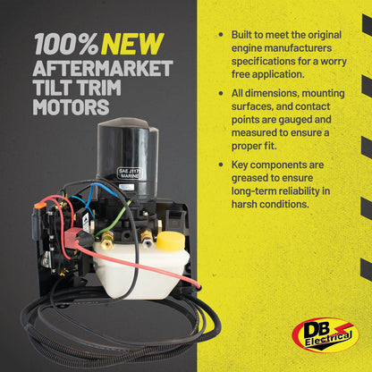 Trim and tilt motor for Mercury Marine engines - 12V