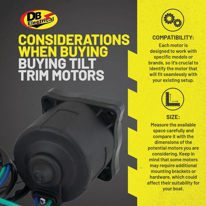 Trim and tilt motor for Honda Marine outboard engines