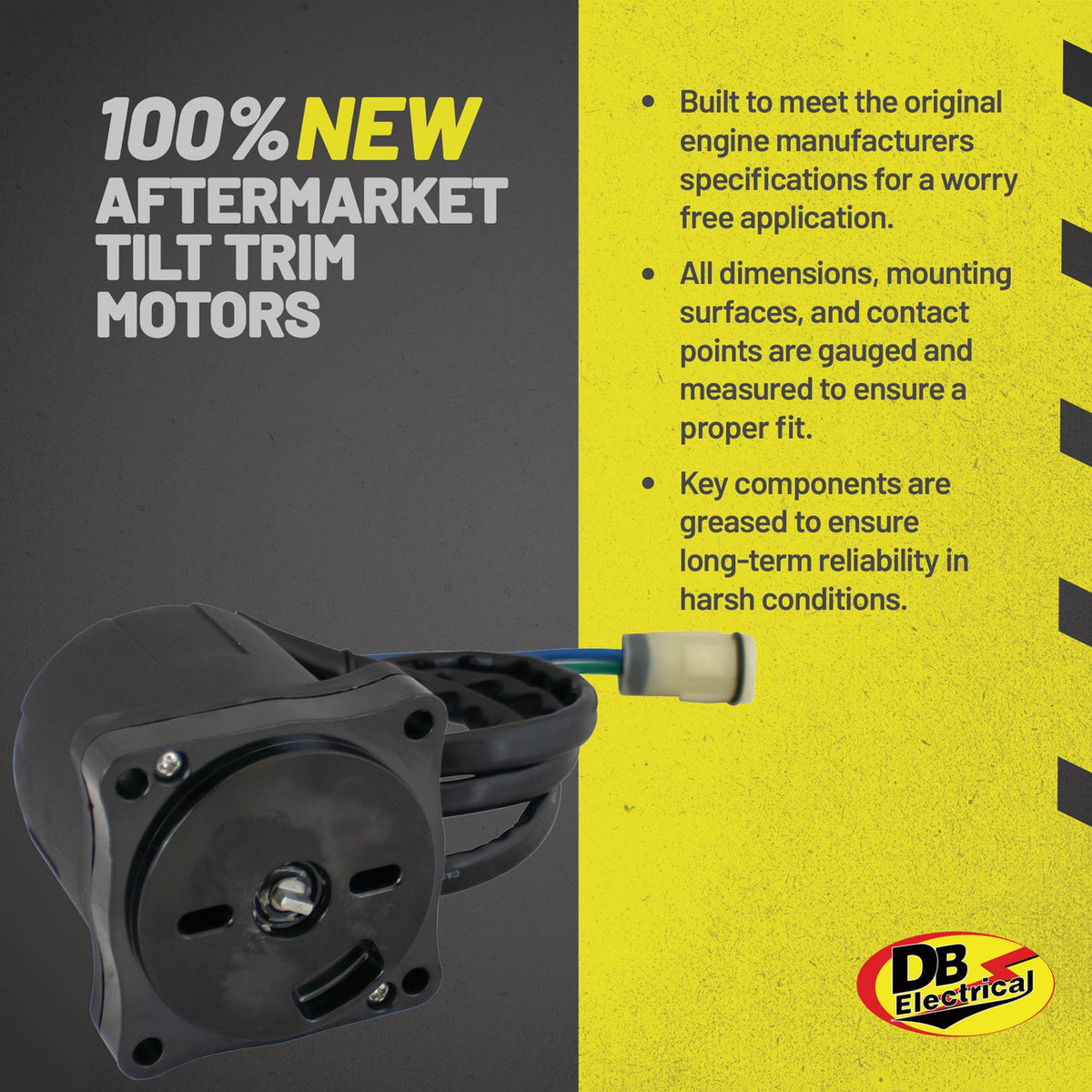 Trim and tilt motor for Honda Marine outboard engines