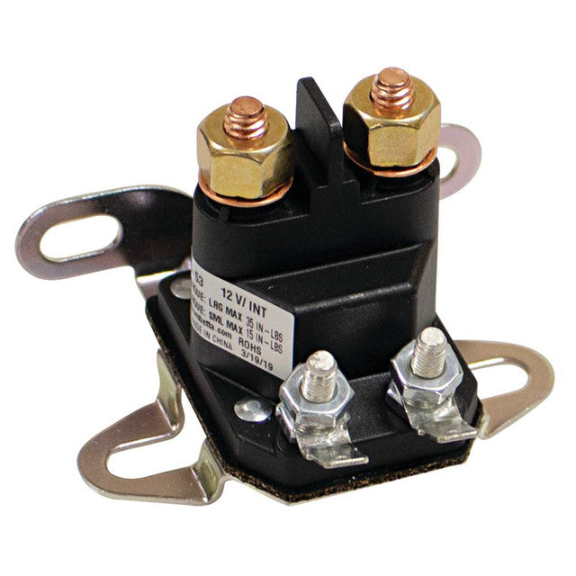 4 Pole Universal Starter Relay Solenoid for Small Engines - Starter Motor Replacement