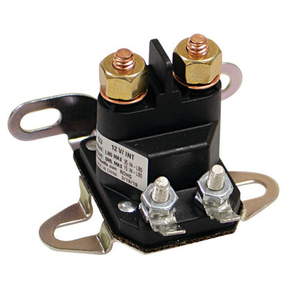 4 Pole Universal Starter Relay Solenoid for Small Engines - Starter Motor Replacement
