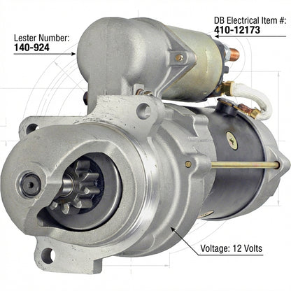 12V Starter for Bobcat Clark New Holland Perkins 140-924 6630181 Lester 6576