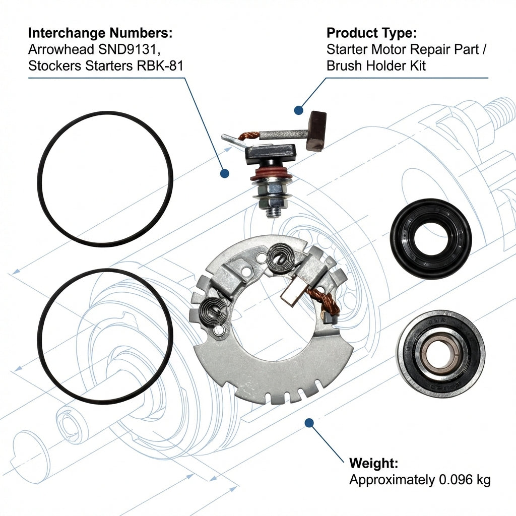 Starter Motor Repair Rebuild Kit for BMW K75 K100 K1100 K1200 K1 414-52024