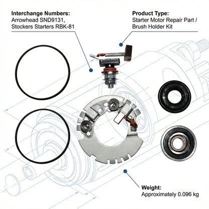 Starter Motor Repair Rebuild Kit for BMW K75 K100 K1100 K1200 K1 414-52024
