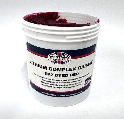 EP2 Lithium Complex Red High Temperature Grease