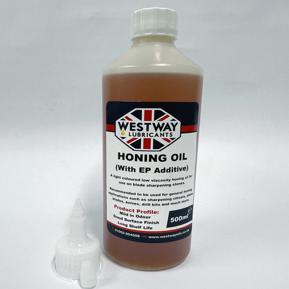 Non-Staining Low Viscosity Honing Oil for Sharpening