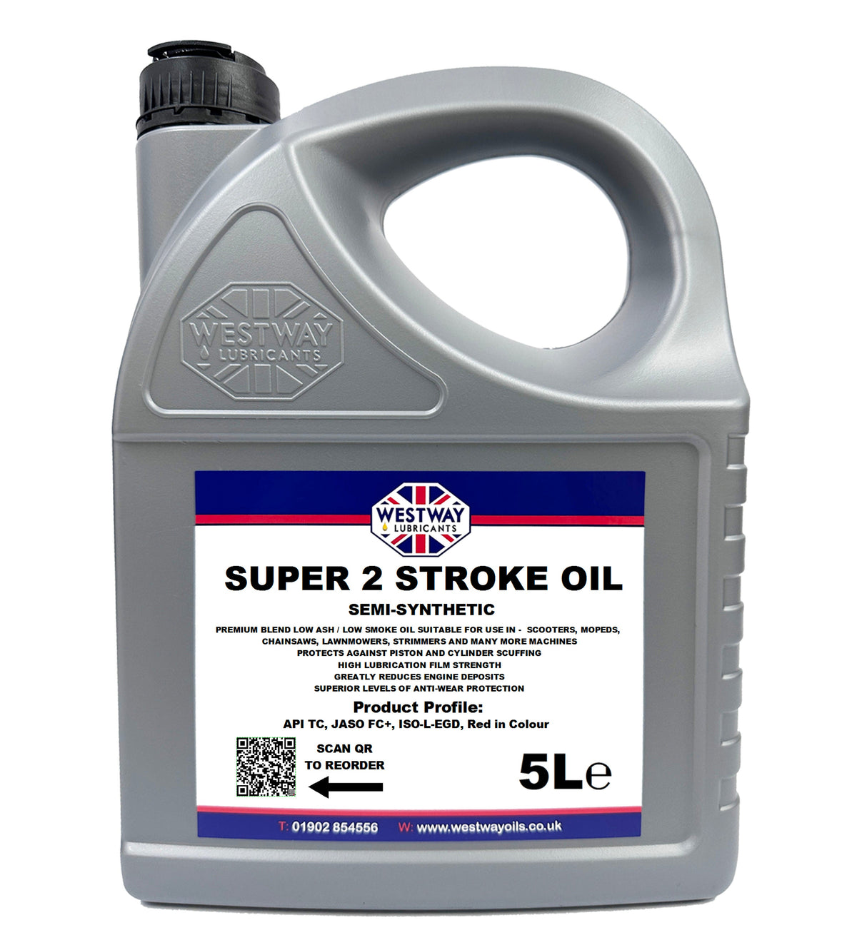Westway Oils Semi-Synthetic 2 Stroke Engine Oil (Red) Super 2 Stroke