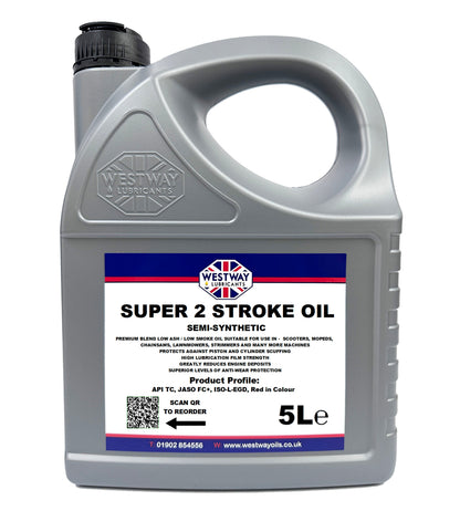 Westway Oils Semi-Synthetic 2 Stroke Engine Oil (Red) Super 2 Stroke