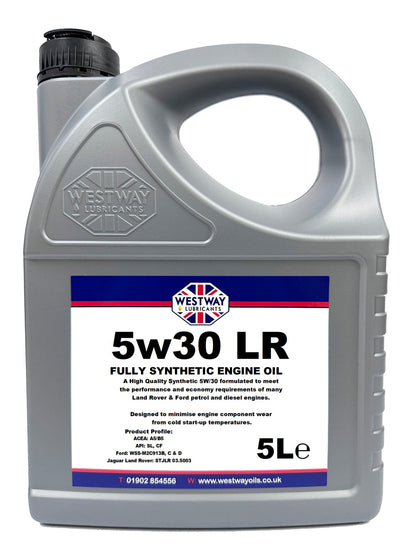 5W30 Land Rover Synthetic Engine Oil STJLR 03.5003 Non DPF Oil A5/B5