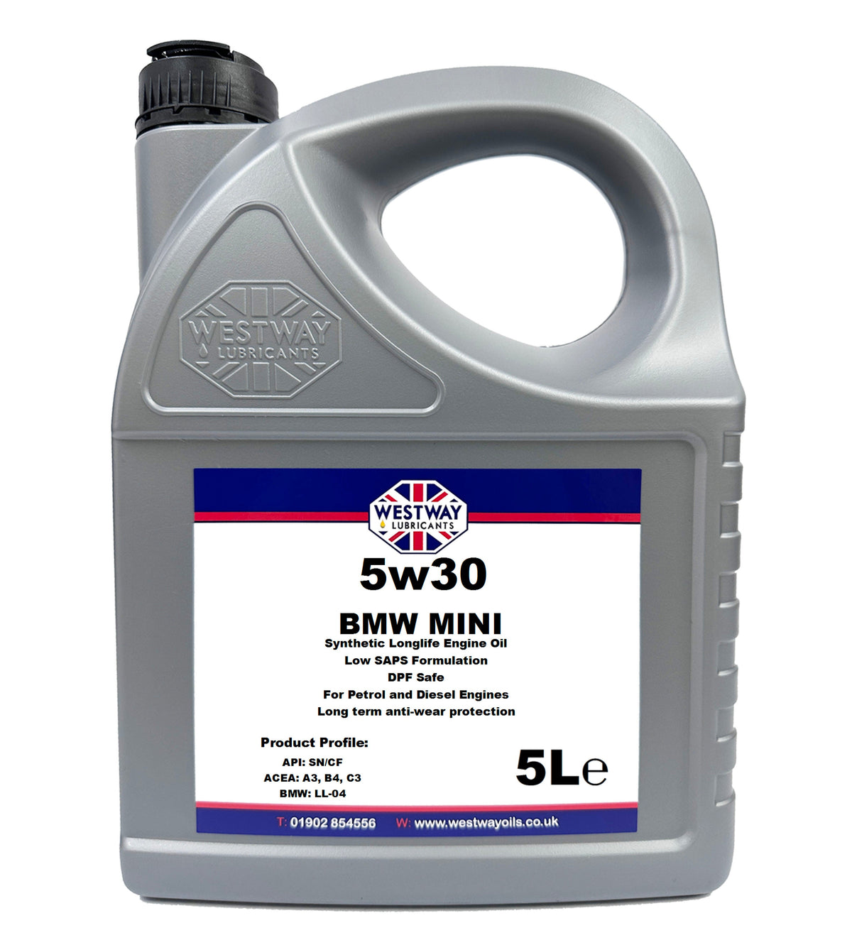 BMW Mini 5W30 Synthetic Engine Oil LL-04 - British Made - DPF Safe