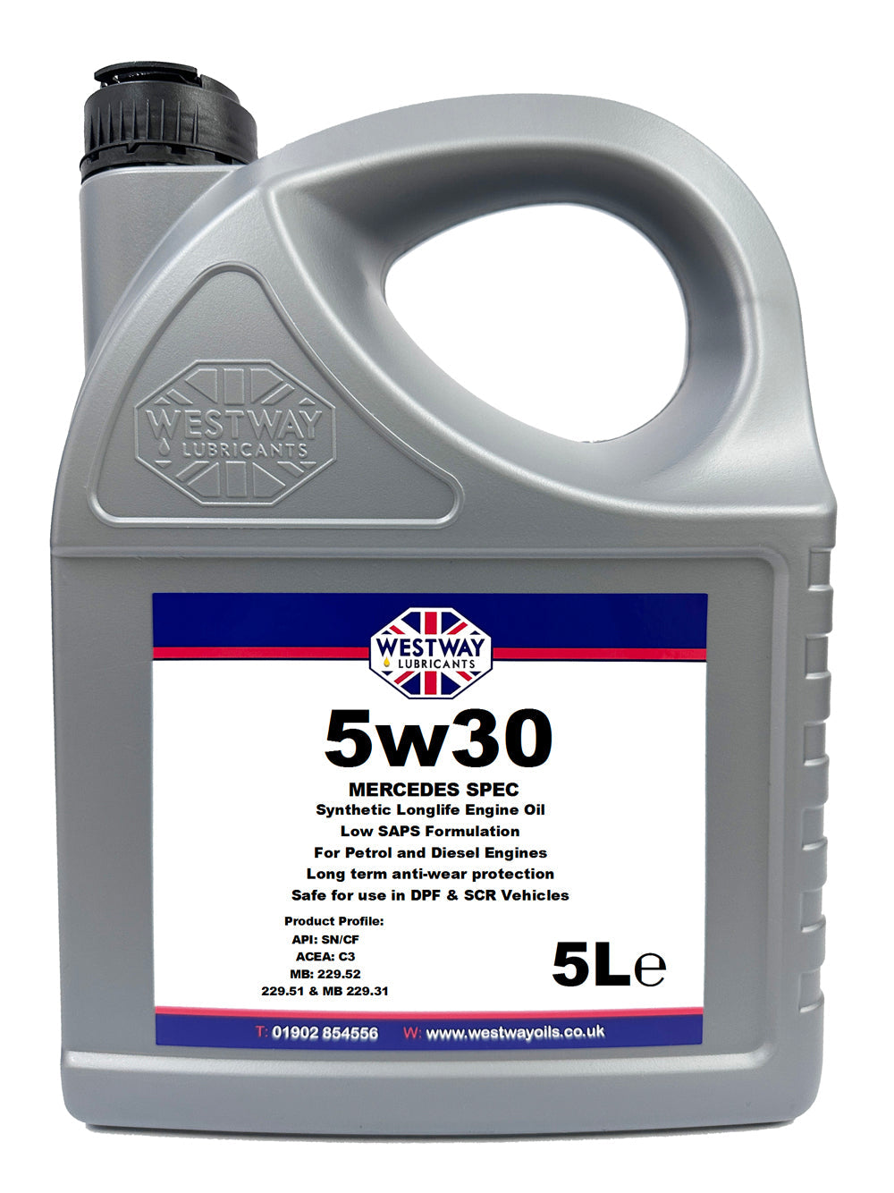 5w30 Fully Synthetic Mercedes Spec 229.51 C3 Low SAPS Engine Oil