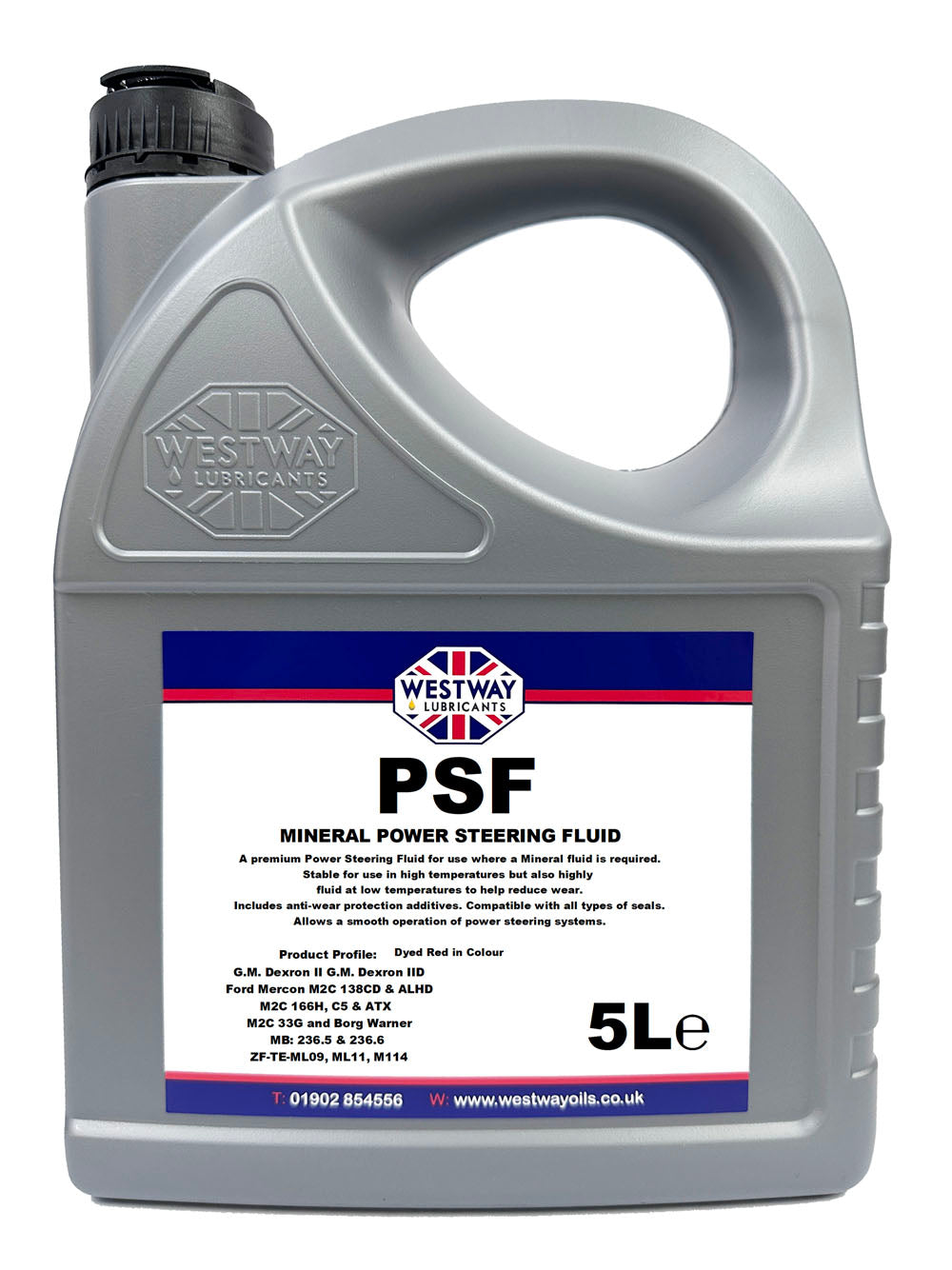 Mineral Red Power Steering Fluid 5L