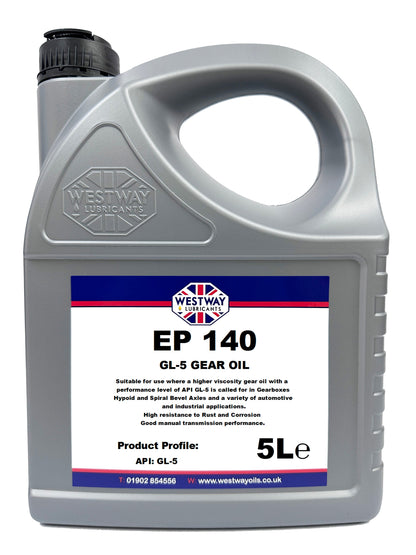 EP 140 Mineral Gear Oil GL-5 Hypoid