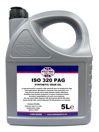 Synthetic Industrial Gear Oil 320 PAG