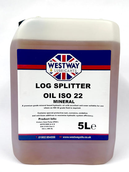 Log Splitter Hydraulic Oil ISO 22 VG22