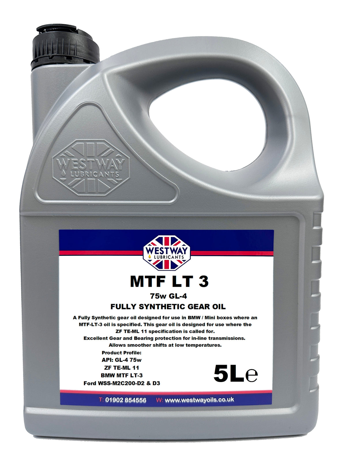 MTF-LT-3 Fully Synthetic 75W GL-4 Gear Oil