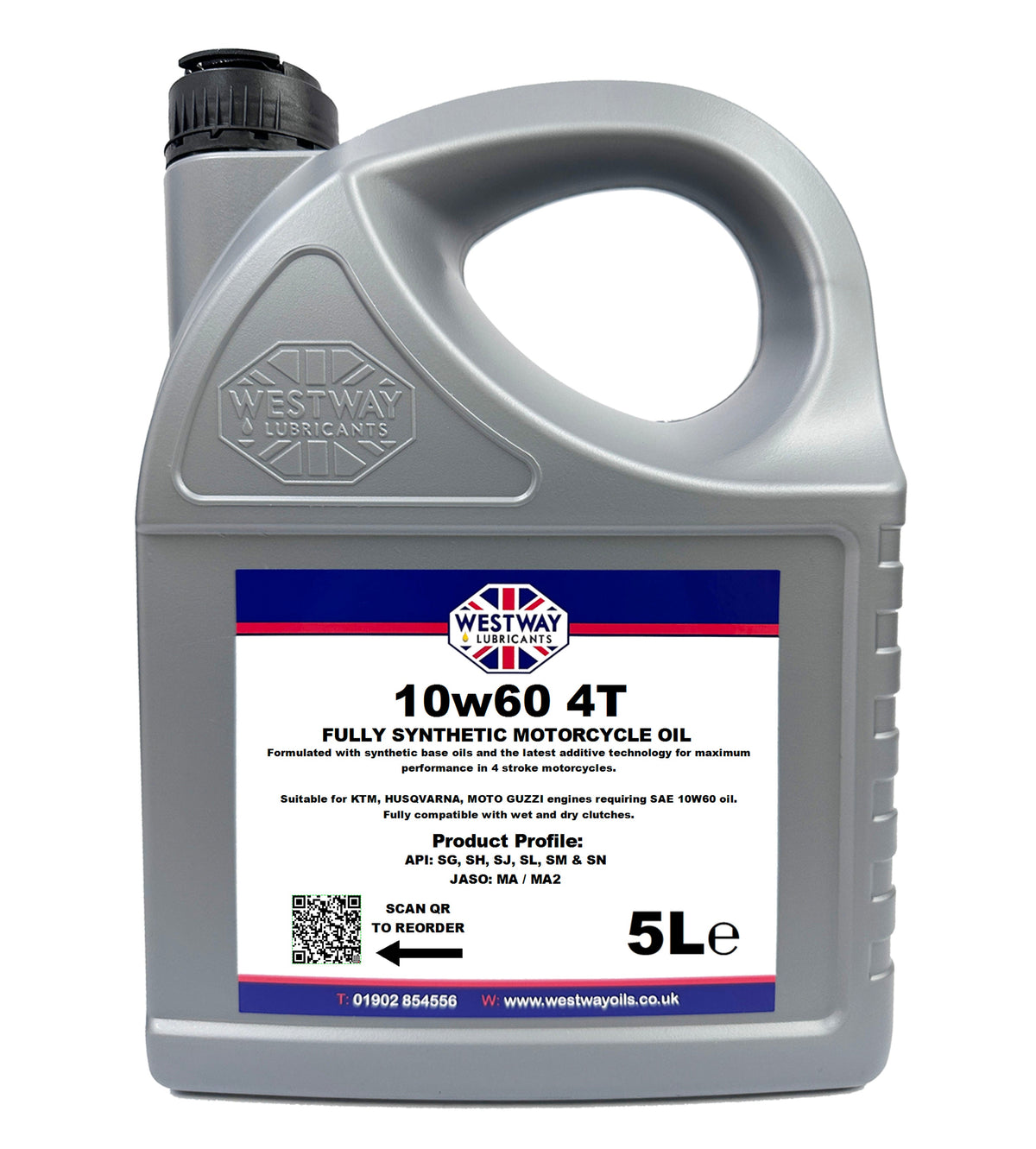 10W60 Fully Synthetic 4-Stroke Motorcycle Oil