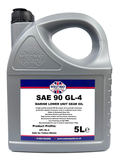 Marine Gear Oil SAE 90 GL-4 High Performance
