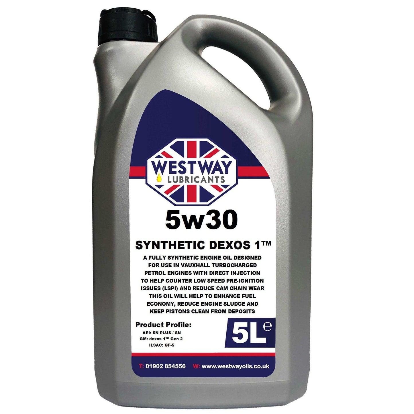 5w30 Dexos 1 Gen 2 Synthetic Engine Oil for Vauxhall Fiat Peugeot Citroen - 4Boats
