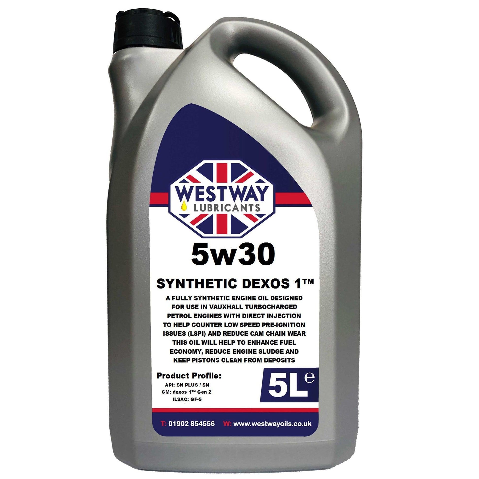 5w30 Dexos 1 Gen 2 Synthetic Engine Oil for Vauxhall Fiat Peugeot Citroen - 4Boats