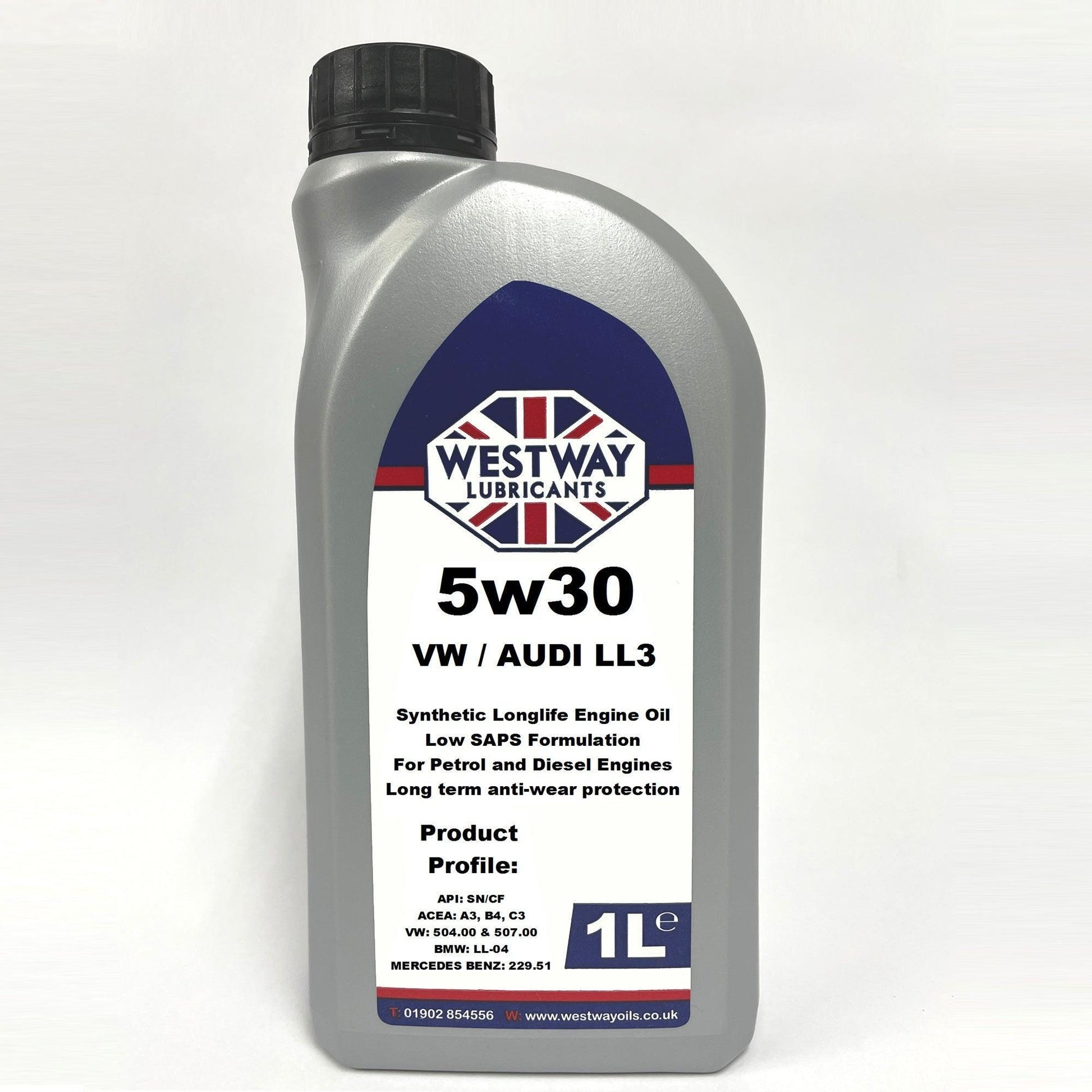 5w30 Fully Synthetic VW 504 / 507 C3 Low SAPS Engine Oil - nu se mai fabrica - 4Boats