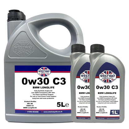 0W30 C3 Fully Synthetic Engine Oil BMW LL-04 Specification
