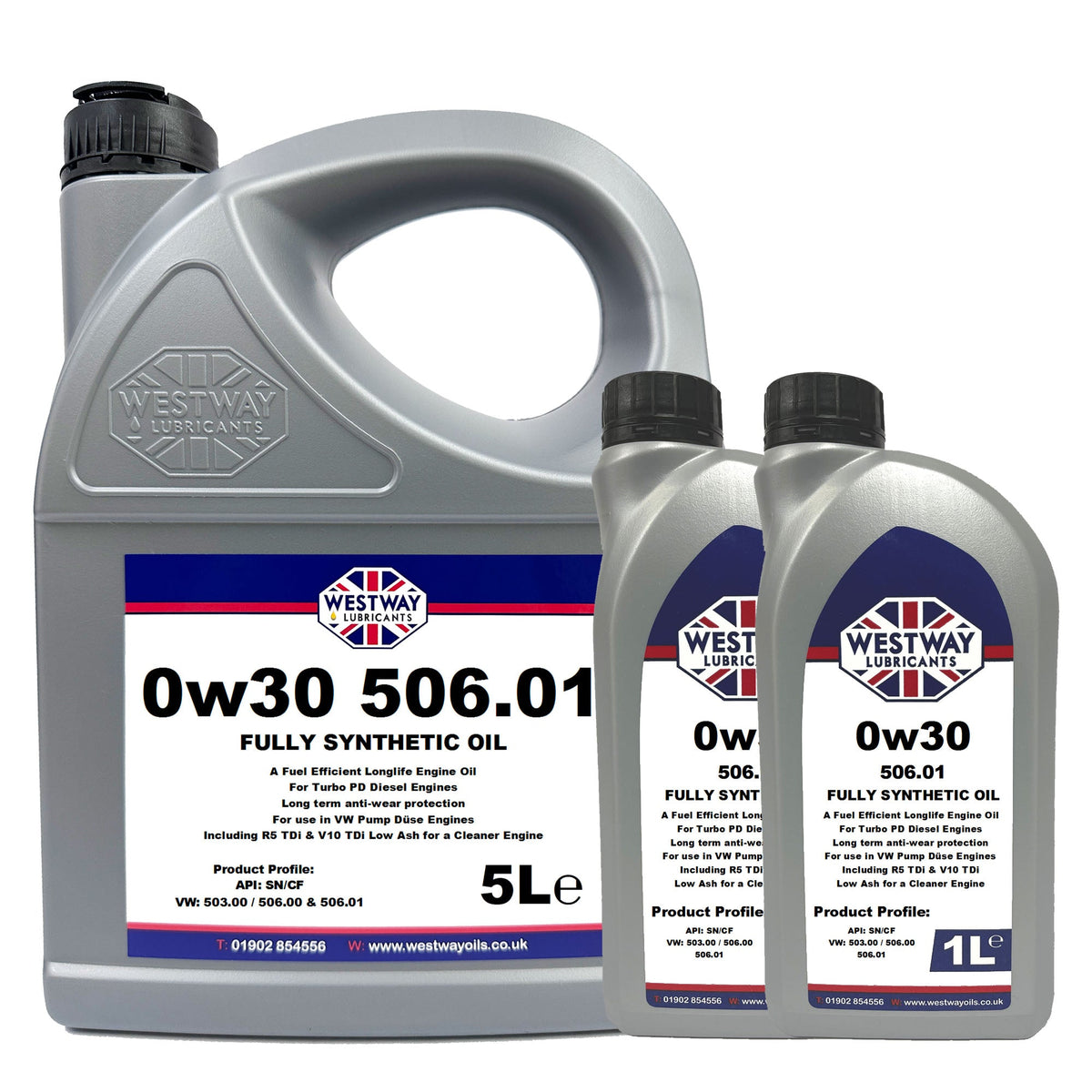 0W30 Fully Synthetic Low SAPS Engine Oil VW 506.01 Spec