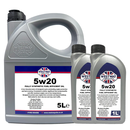 5W20 Synthetic Engine Oil for Ford EcoBoost Engines - Meets WSS-M2C948-B