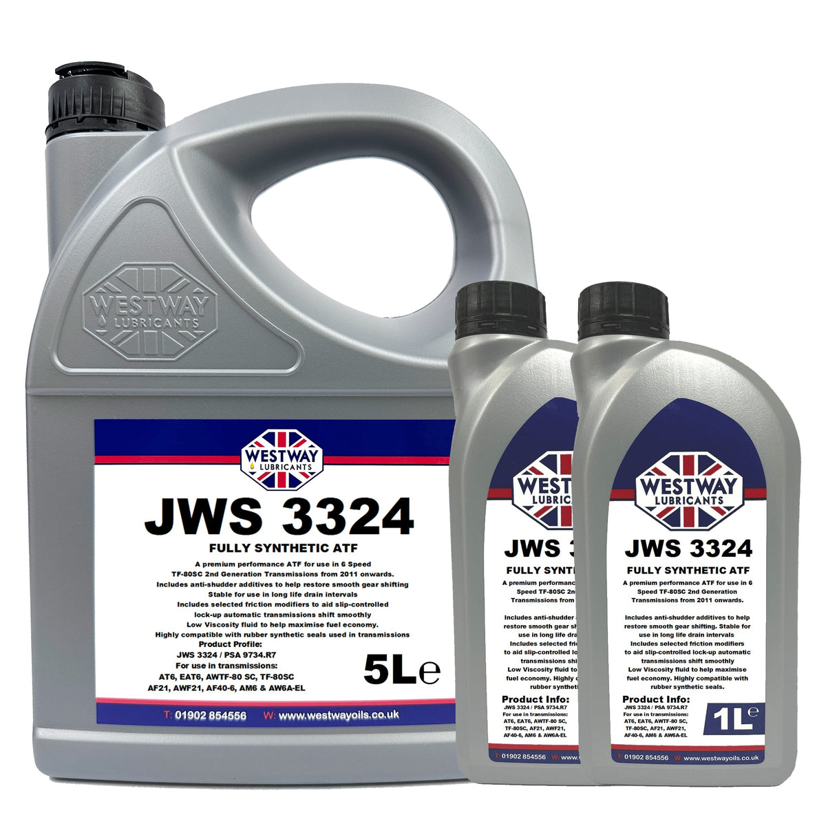 ATF JWS 3324 Automatic Transmission Fluid for 6-Speed TF-80SC Transmissions