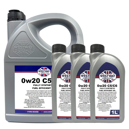 0W20 C5 C6 Fully Synthetic Engine Oil Longlife 17+