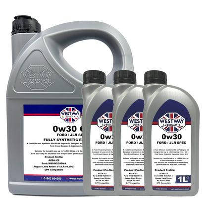 0w30 Fully Synthetic C2 FORD / STJLR 03.5007 / M2C-950-A Mid-SAPS Engine Oil