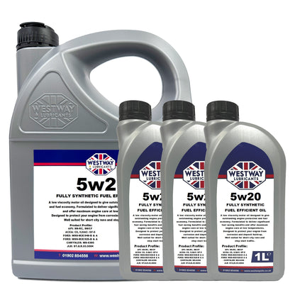 5W20 Synthetic Engine Oil for Ford EcoBoost Engines - Meets WSS-M2C948-B