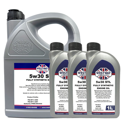 5w30 STL Fully Synthetic Engine Oil for Stellantis FPW9.55535/03