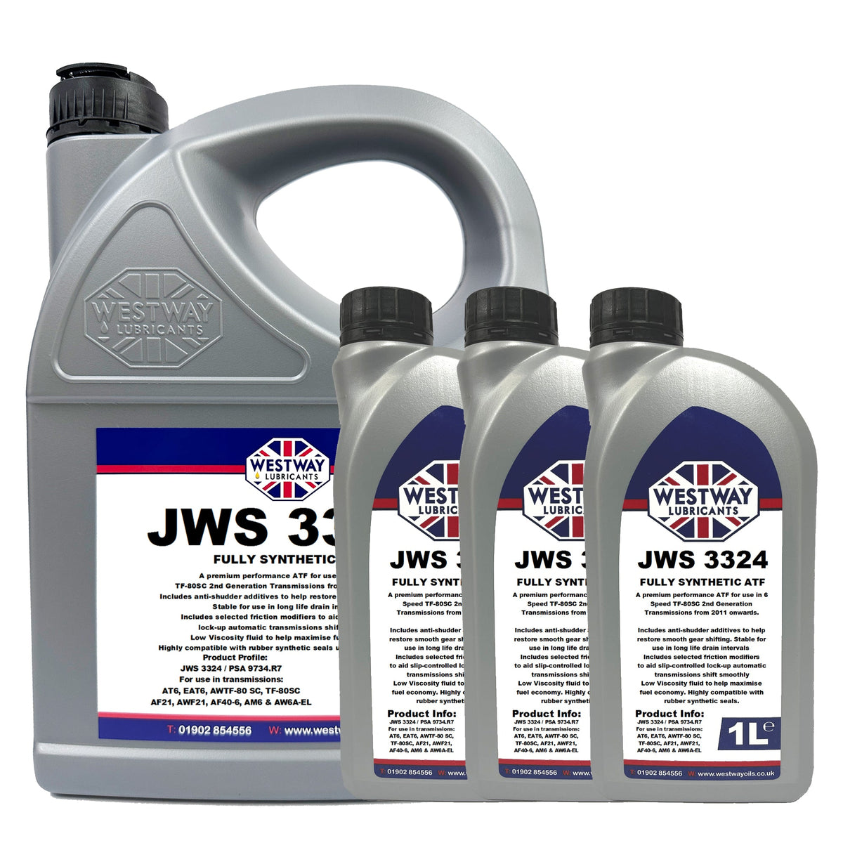 ATF JWS 3324 Automatic Transmission Fluid for 6-Speed TF-80SC Transmissions