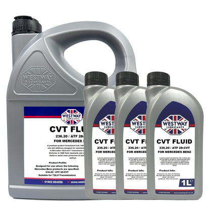 CVT Fluid Transmission Oil for Mercedes Benz 722.8 236.20 OEM Spec