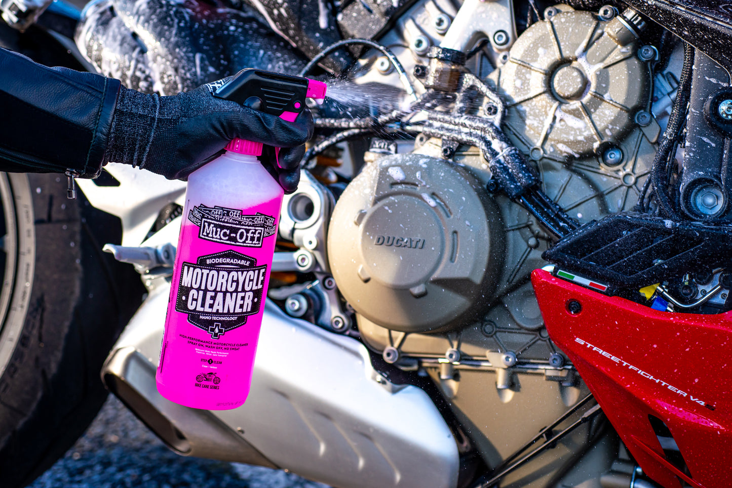 Muc-Off Motorcycle Silicon Shine 500ml Polish Protectant Friction Reducer 227 626
