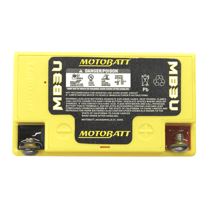 Motobatt MB3U 12V 3.8Ah AGM Motorcycle Battery