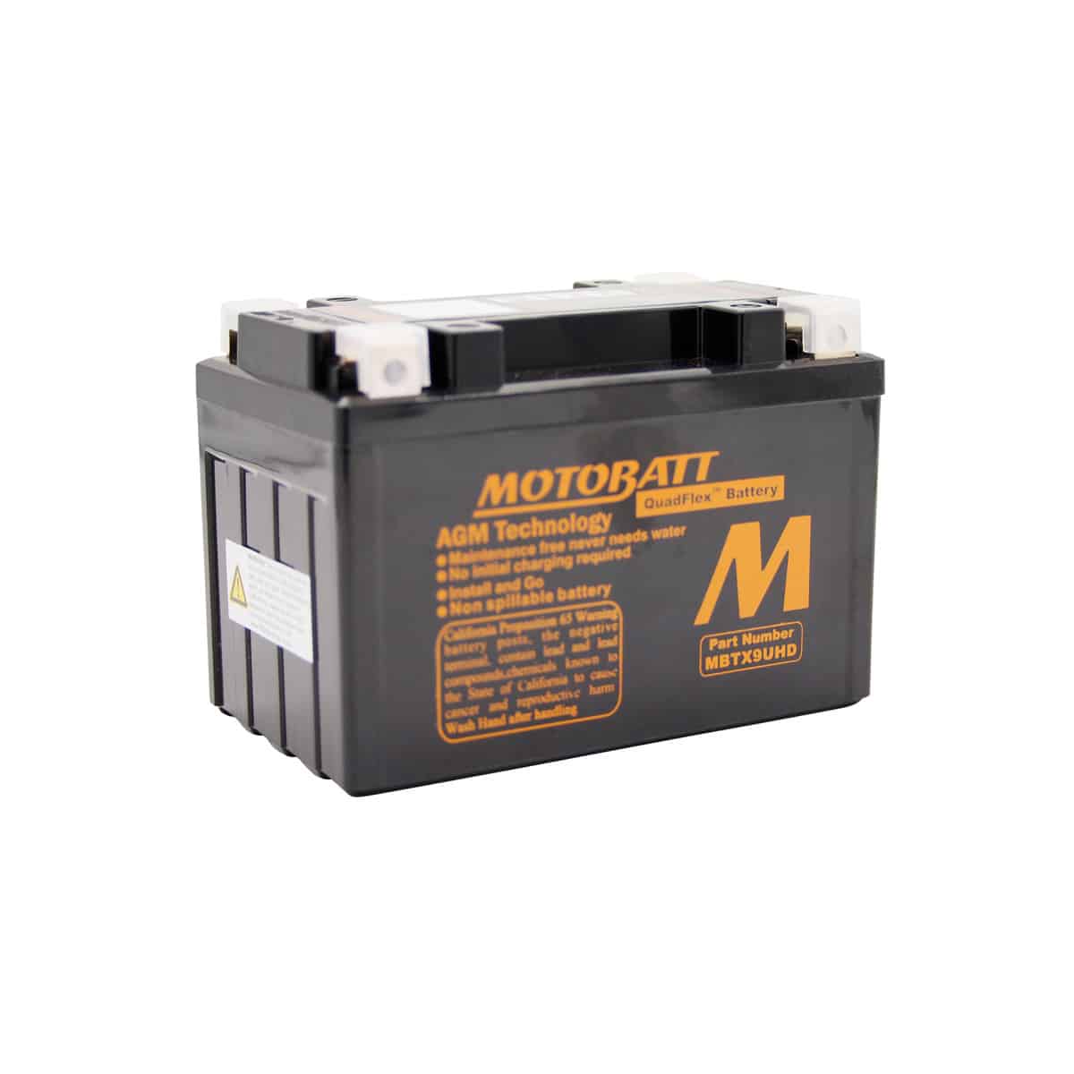 MBTX9UHD 12V 10Ah AGM Motorcycle Battery Compatible with Honda, Kawasaki, Suzuki, Yamaha and More