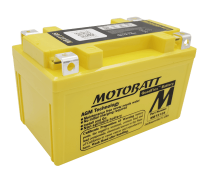 Motobatt MBTZ10S 12V 8.6Ah AGM Motorcycle Battery