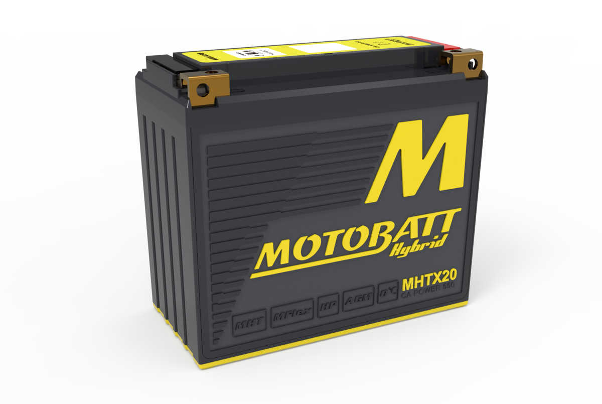 Motobatt MHTX20 12V 550 CCA Hybrid Lithium Motorcycle Battery