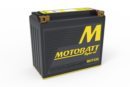 Motobatt MHTX20 12V 550 CCA Hybrid Lithium Motorcycle Battery