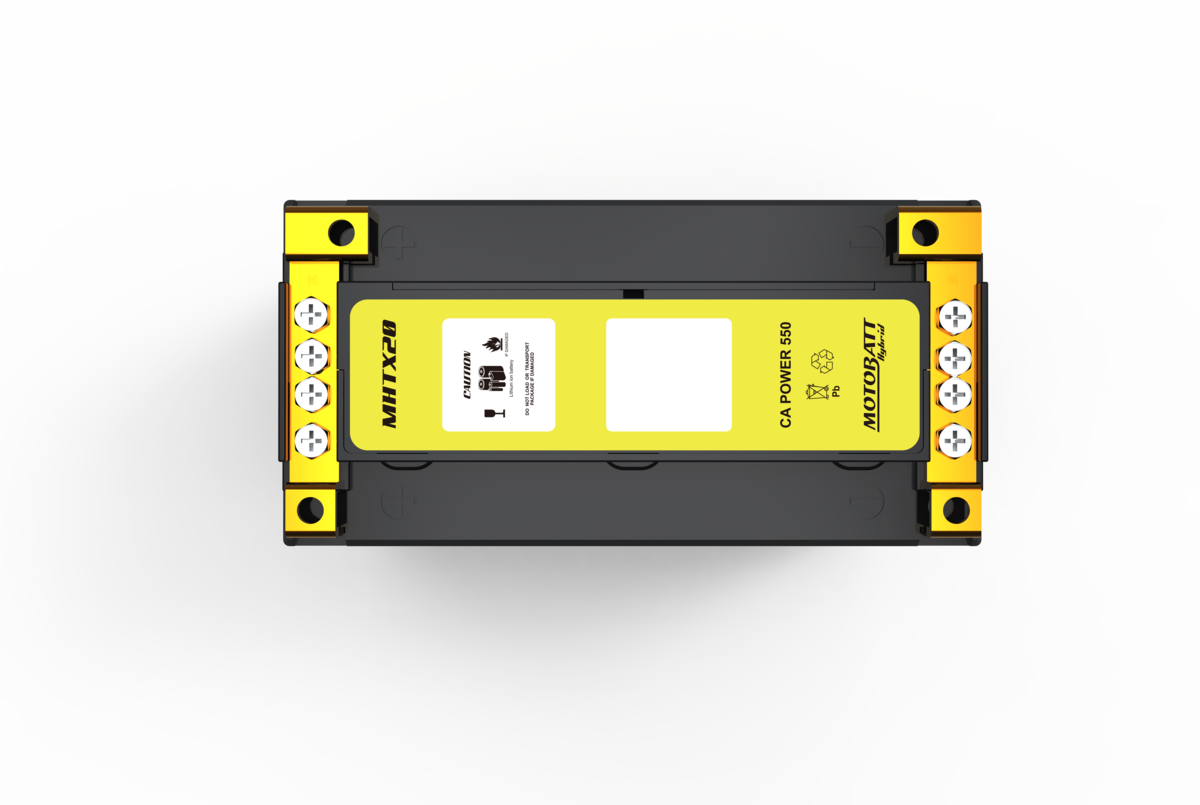 Motobatt MHTX20 12V 550 CCA Hybrid Lithium Motorcycle Battery