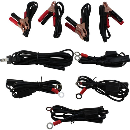 Motobatt 12V Quad Bank Battery Charger 4x2A Maintainer AGM Gel Lead Acid