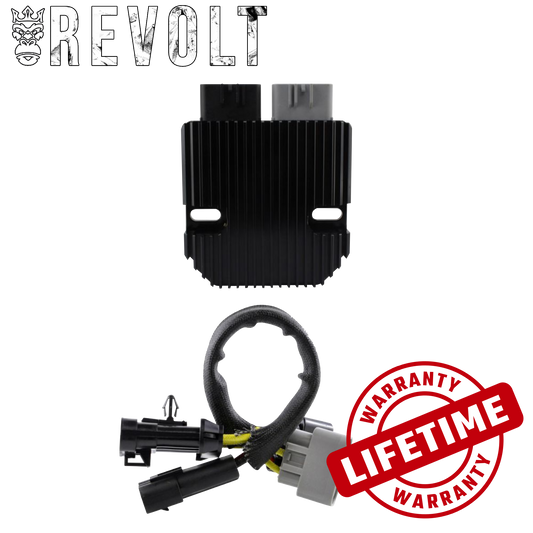 REVOLT Voltage Regulator Rectifier with Harness for Polaris Vehicles 2012-2025