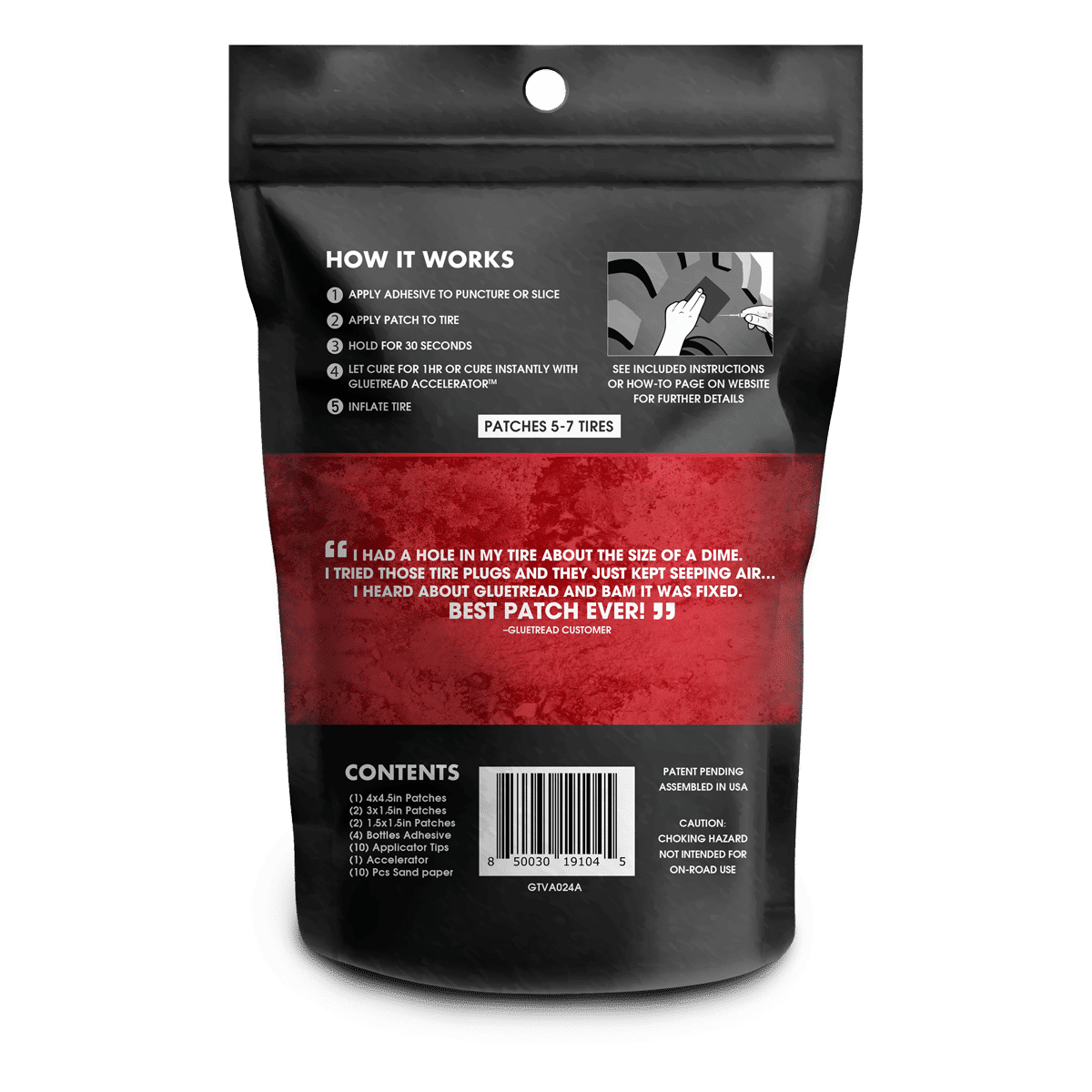 GlueTread SxS Tyre Repair Kit for UTVs