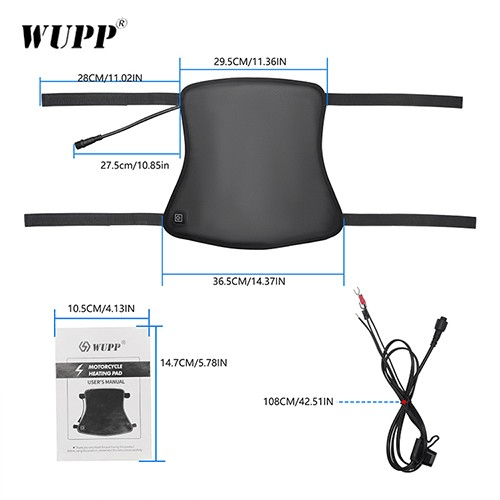 Universal Hyper Heated Seat Cover with 3 Adjustable Heat Settings