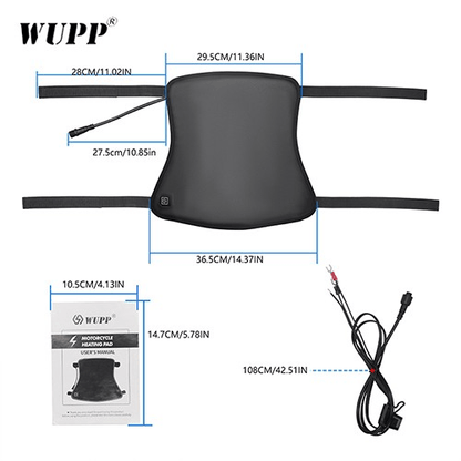 Universal Hyper Heated Seat Cover with 3 Adjustable Heat Settings